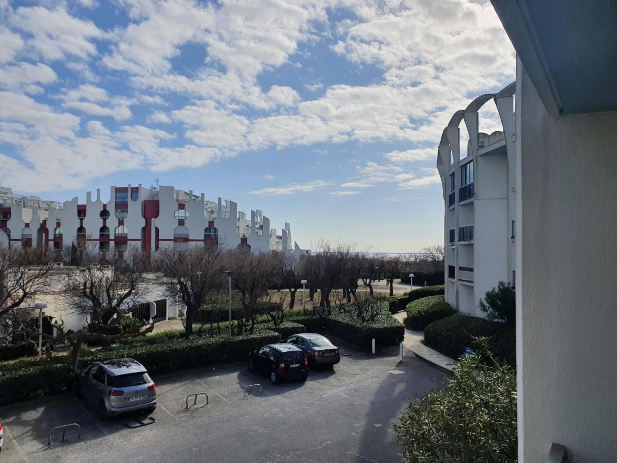 Studio la grande motte, parking, petite vue mer Esterno foto